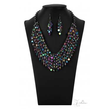 Vivacious - Oil Spill Necklace Set